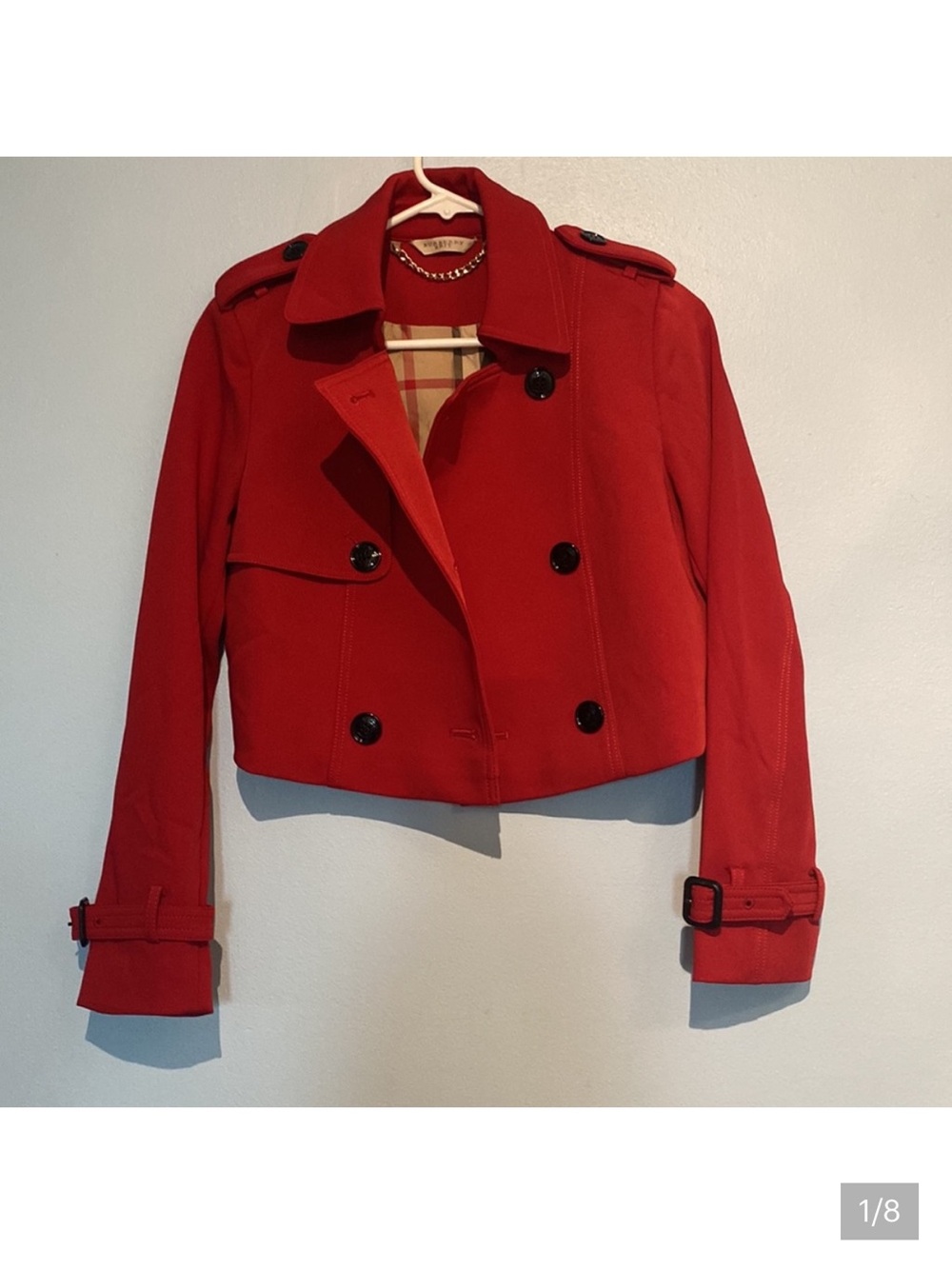 Cropped Trench Coat Burberry